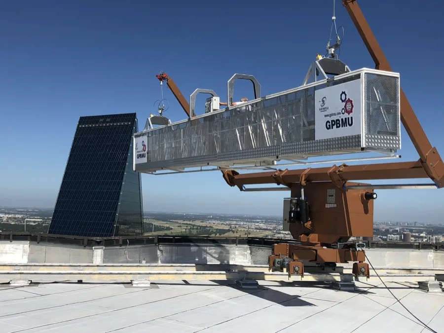 GPBMU rooftop cradle in service